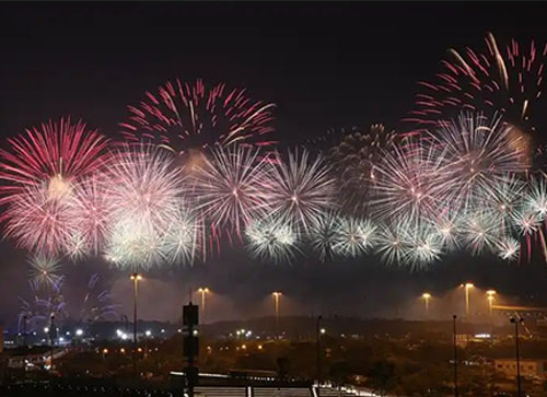 淄博焰火晚会